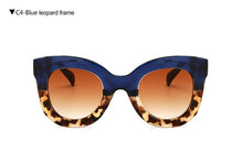 Load image into Gallery viewer, Cat Eye Vintage Sunglasses Women Leopard Pattern