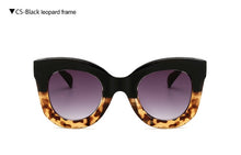 Load image into Gallery viewer, Cat Eye Vintage Sunglasses Women Leopard Pattern