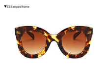 Load image into Gallery viewer, Cat Eye Vintage Sunglasses Women Leopard Pattern