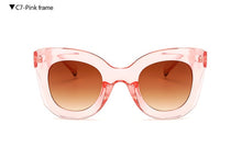 Load image into Gallery viewer, Cat Eye Vintage Sunglasses Women Leopard Pattern