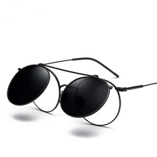 Load image into Gallery viewer, Vintage SteamPunk Round Metal Style Sunglasses Men