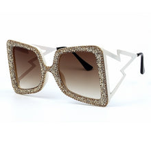 Load image into Gallery viewer, Diamond Oversize Sunglasses Women