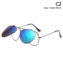 Load image into Gallery viewer, Aviation Style Flip Up Lens Sunglasses Men