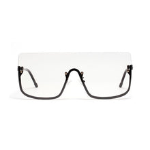 Load image into Gallery viewer, Yellow Oversize Siamese Square Sunglasses Women