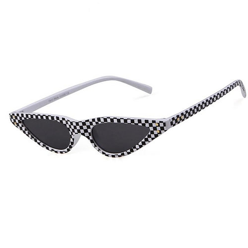90s Narrow Cat Eye Sunglasses Women