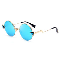 Load image into Gallery viewer, Round Sunglasses Women Designer Metal