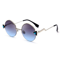 Load image into Gallery viewer, Round Sunglasses Women Designer Metal