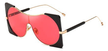 Load image into Gallery viewer, Oversize Half Frame One Piece Square Sunglasses Women