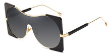Load image into Gallery viewer, Oversize Half Frame One Piece Square Sunglasses Women