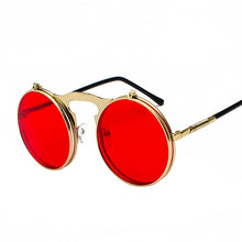 Load image into Gallery viewer, Vintage Steampunk Flip Up Men Sunglasses