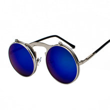 Load image into Gallery viewer, Vintage Steampunk Flip Up Men Sunglasses