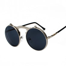 Load image into Gallery viewer, Vintage Steampunk Flip Up Men Sunglasses