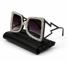Load image into Gallery viewer, Diamond Oversize Sunglasses Women