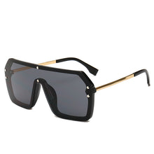 Load image into Gallery viewer, Oversized Shield Visor Sunglasses Men Large