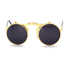 Load image into Gallery viewer, 2019 Retro Round Steampunk Sunglasses Women