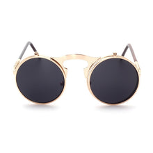 Load image into Gallery viewer, 2019 Retro Round Steampunk Sunglasses Women