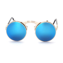 Load image into Gallery viewer, 2019 Retro Round Steampunk Sunglasses Women