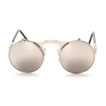 Load image into Gallery viewer, 2019 Retro Round Steampunk Sunglasses Women
