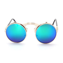 Load image into Gallery viewer, 2019 Retro Round Steampunk Sunglasses Women