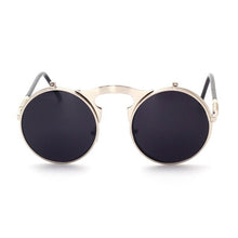 Load image into Gallery viewer, 2019 Retro Round Steampunk Sunglasses Women