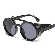 Load image into Gallery viewer, 2019 Steampunk Round Sunglasses Women