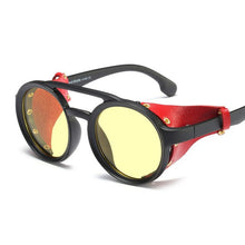 Load image into Gallery viewer, 2019 Steampunk Round Sunglasses Women