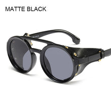 Load image into Gallery viewer, 2019 Steampunk Round Sunglasses Women