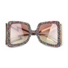 Load image into Gallery viewer, Diamond Oversize Sunglasses Women