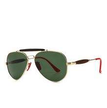 Load image into Gallery viewer, 2019 Modern Vintage Aviation Style Sunglasses Men