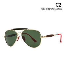 Load image into Gallery viewer, 2019 Modern Vintage Aviation Style Sunglasses Men