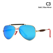 Load image into Gallery viewer, 2019 Modern Vintage Aviation Style Sunglasses Men