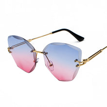Load image into Gallery viewer, Sunglasses Women Diamond Trimming