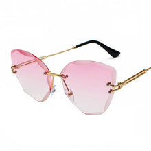 Load image into Gallery viewer, Sunglasses Women Diamond Trimming