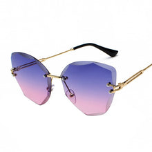 Load image into Gallery viewer, Sunglasses Women Diamond Trimming