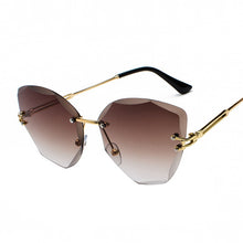 Load image into Gallery viewer, Sunglasses Women Diamond Trimming