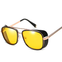 Load image into Gallery viewer, Male Steampunk Sunglasses Tony Stark