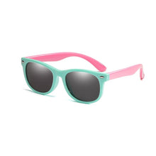 Load image into Gallery viewer, Rubber Frame Polarized Kids Sunglasses with Case