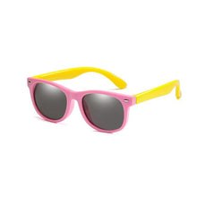 Load image into Gallery viewer, Rubber Frame Polarized Kids Sunglasses with Case
