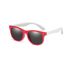 Load image into Gallery viewer, Rubber Frame Polarized Kids Sunglasses with Case