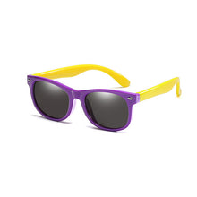 Load image into Gallery viewer, Rubber Frame Polarized Kids Sunglasses with Case