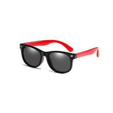 Load image into Gallery viewer, Rubber Frame Polarized Kids Sunglasses with Case