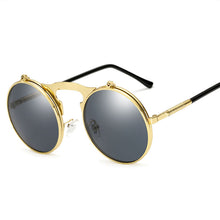 Load image into Gallery viewer, Metal Steampunk Sunglasses Women Classic Retro