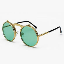 Load image into Gallery viewer, Metal Steampunk Sunglasses Women Classic Retro
