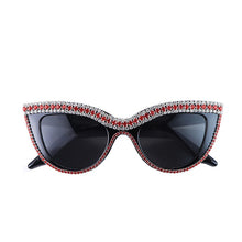 Load image into Gallery viewer, Cat Eye Sunglasses Diamond Sun Glasses Women