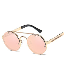 Load image into Gallery viewer, 2019 New Classic Steampunk Round Sunglasses Women