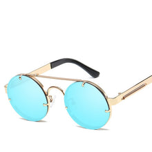 Load image into Gallery viewer, 2019 New Classic Steampunk Round Sunglasses Women