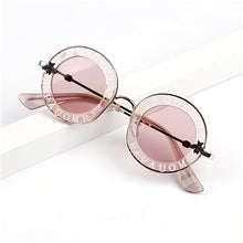 Load image into Gallery viewer, 2019 Metal Frame Steampunk Metal Bee Kids Sunglasses