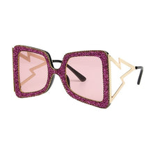 Load image into Gallery viewer, Diamond Oversize Sunglasses Women