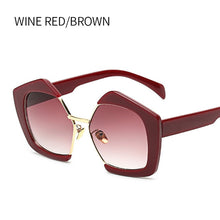 Load image into Gallery viewer, Square Oversized Sunglasses Women Fashion