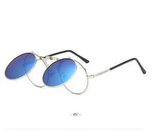 Load image into Gallery viewer, Vintage Steampunk Sunglasses Women Round Metal
